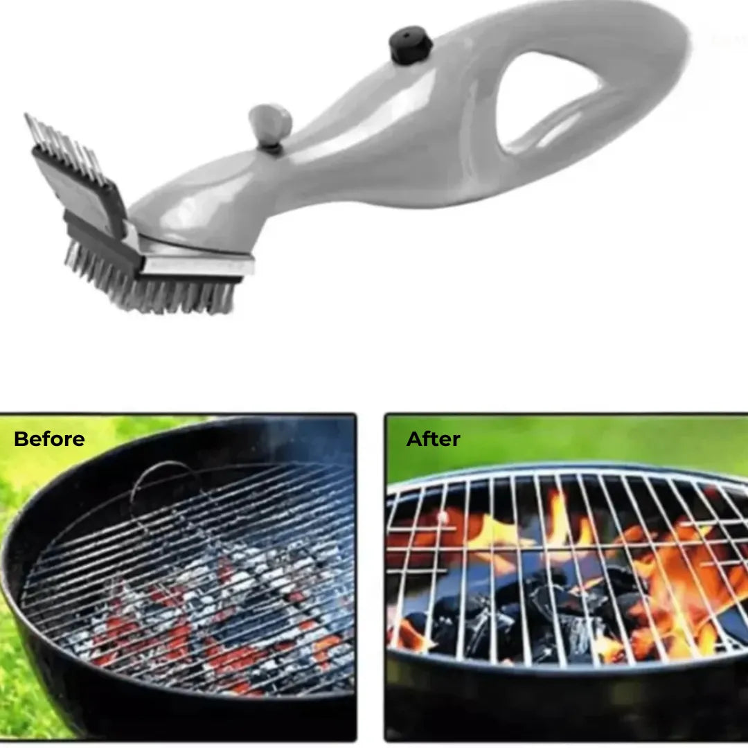 Brush Grill Tazzi™ - Escova de Limpeza a Vapor Para Churrasqueira