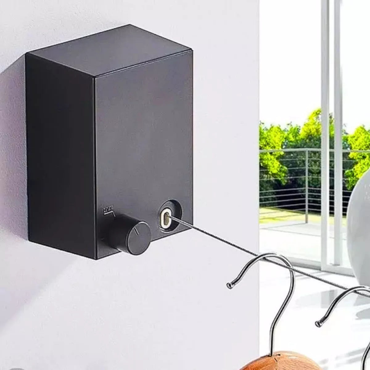 Varal Retrátil Invisível de Aço inox - Tazzi