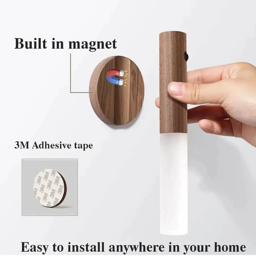 Luminária Magnética de LED com Sensor de Movimento - Tazzi