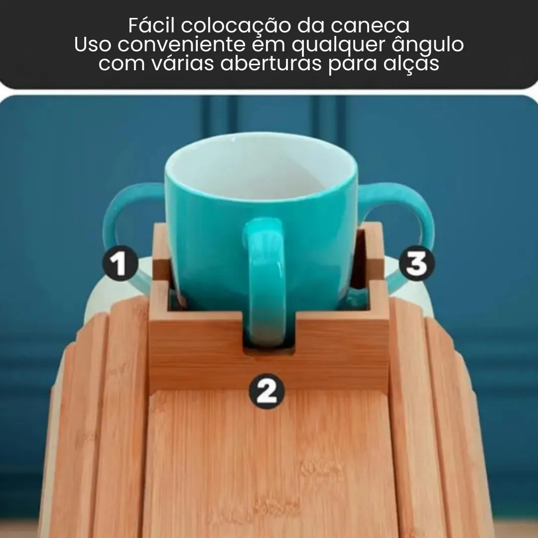Bamboo Sofa Support Tray - Tazzi 