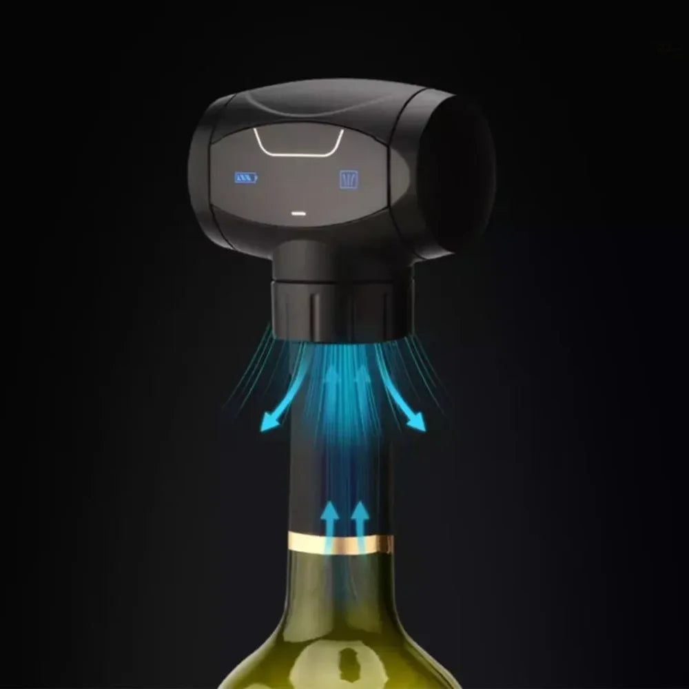 Abridor De Vinho Elétrico Tazzi™ - Rolha Elétrica