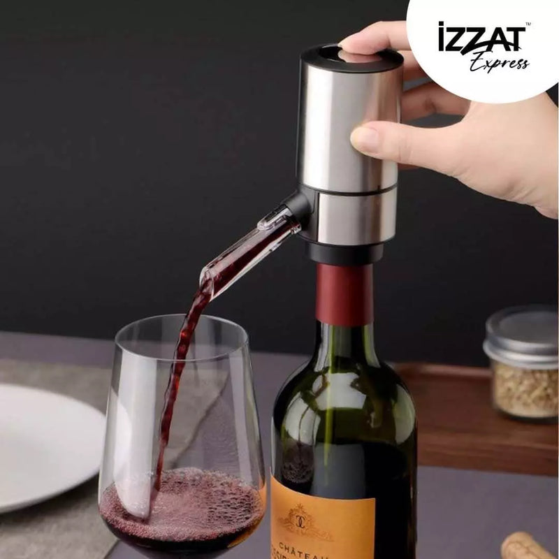 Aerador de Vinho Elétrico Tazzi™ + 1 Brinde Grátis - Izzat Express