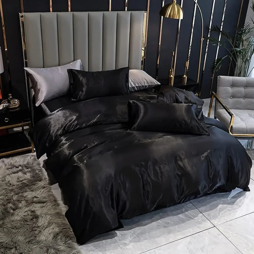 Conjunto de Cama de Luxo Seda Amoreira - Tazzi