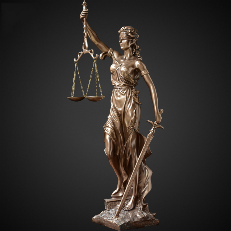 Escultura Themis Deusa da Justiça - Tazzi