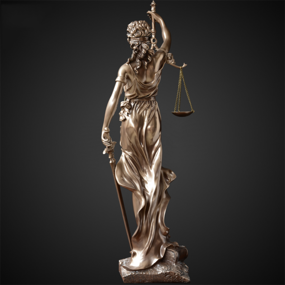 Escultura Themis Deusa da Justiça - Tazzi