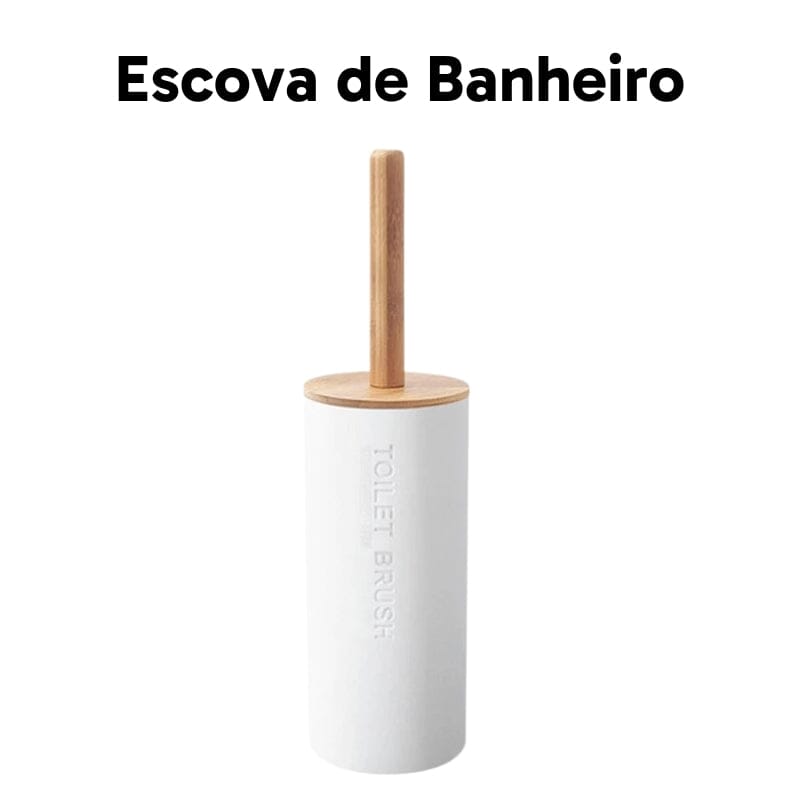 Kit para Banheiro em Bambu - Tazzi