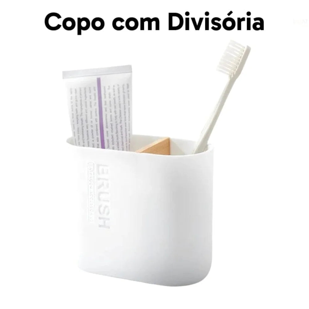 Kit Para Banheiro Em Bambu - Tazzi