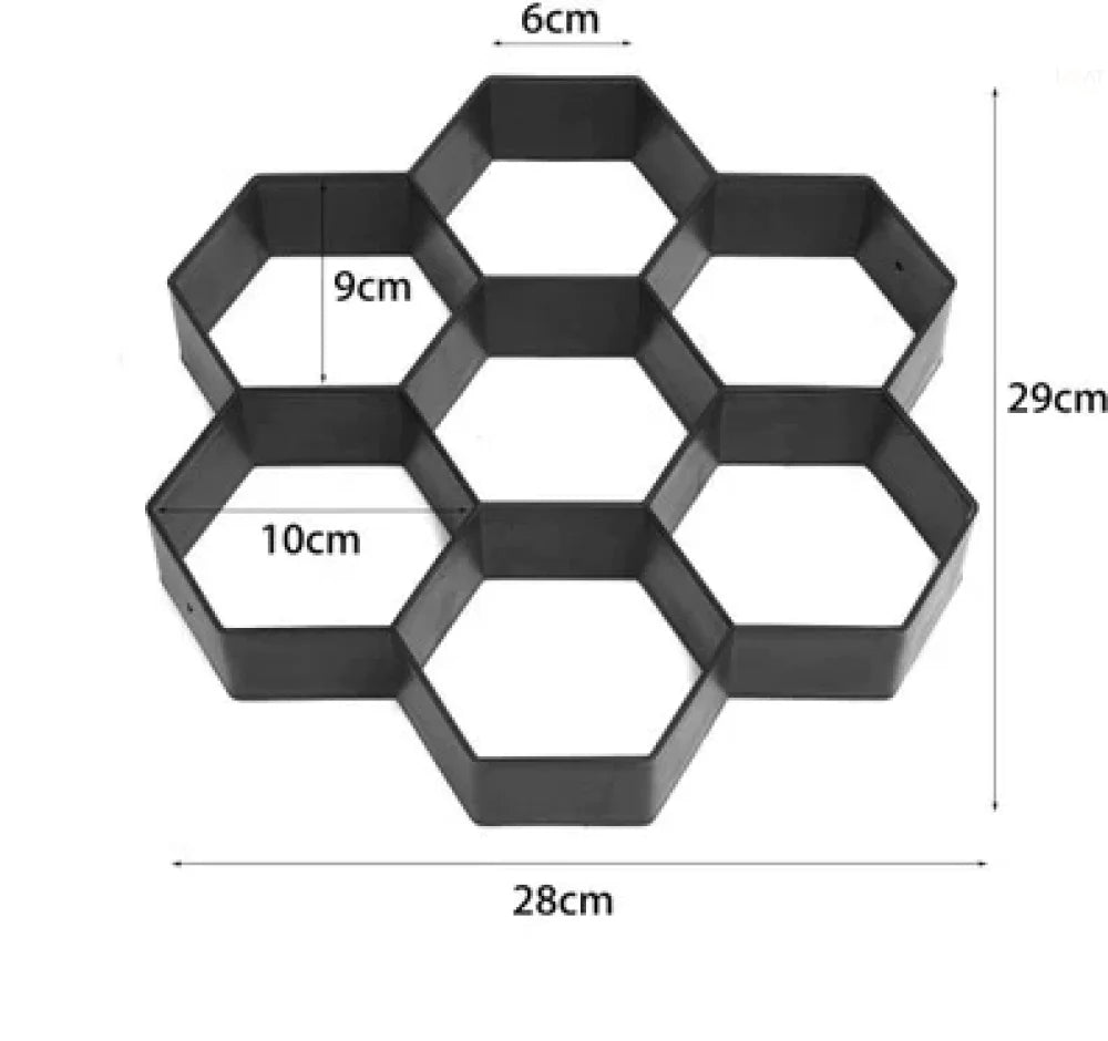 Molde Forma de Piso para Decoração de Jardim - Izzat Express