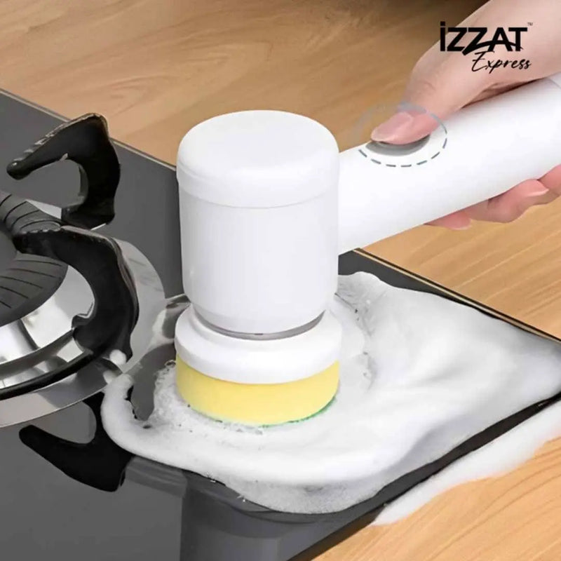Escova Elétrica Multifuncional Tazzi™ - Limpeza Rápida